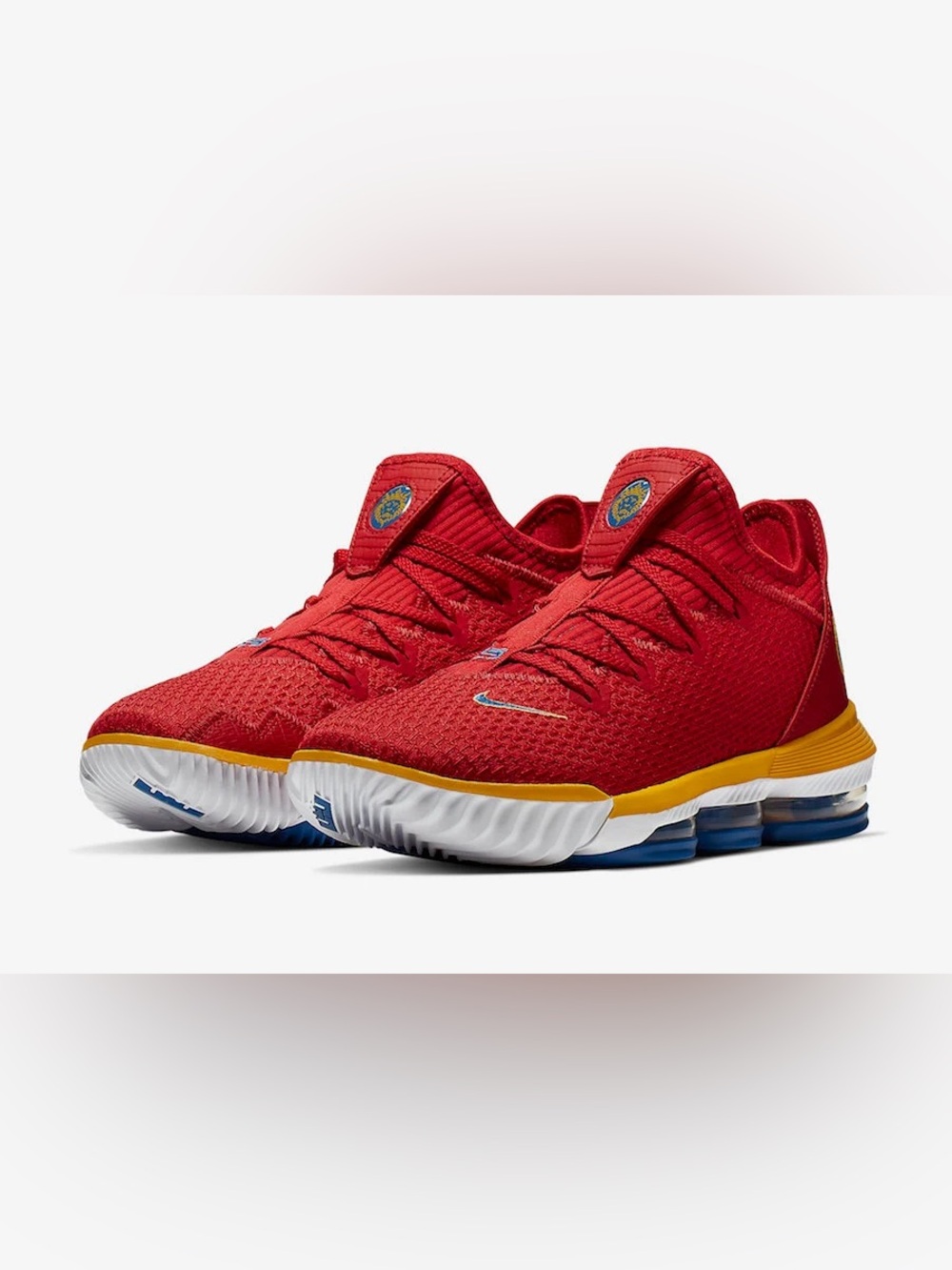 Nike Lebron 16 Low “SuperBron” Red Basketball Shoes